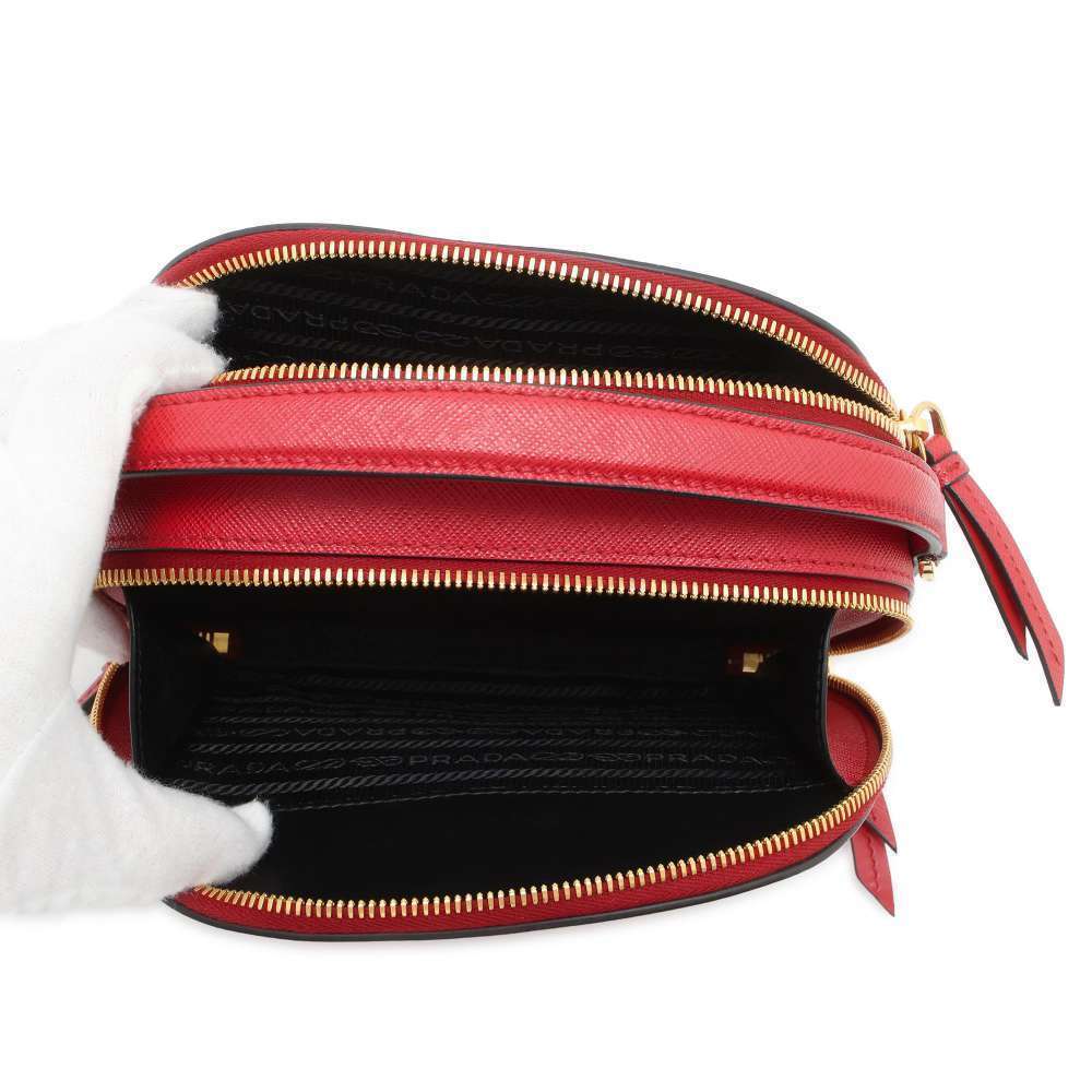 Prada Odette 2way Shoulder Bag Red - image 6